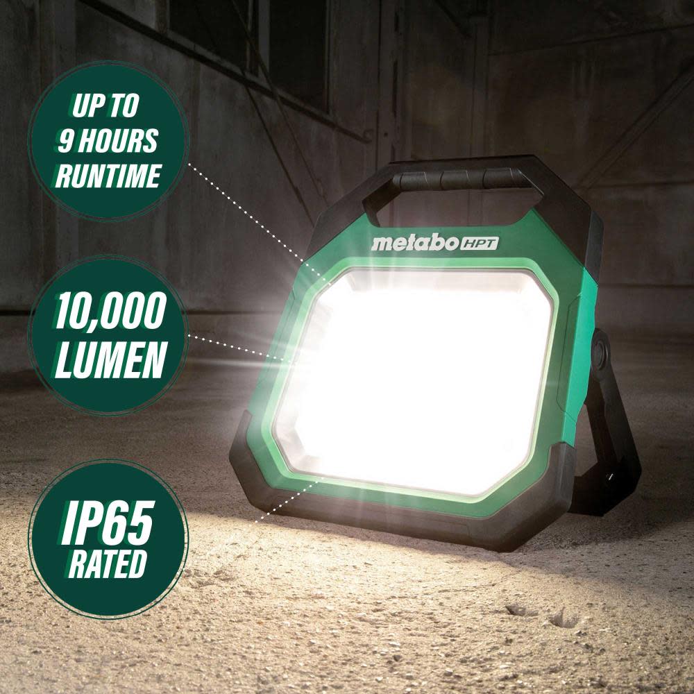 Metabo HPT 18V MultiVolt Work Light Cordless 10000 Lumen LED Bare Tool - Flockneti