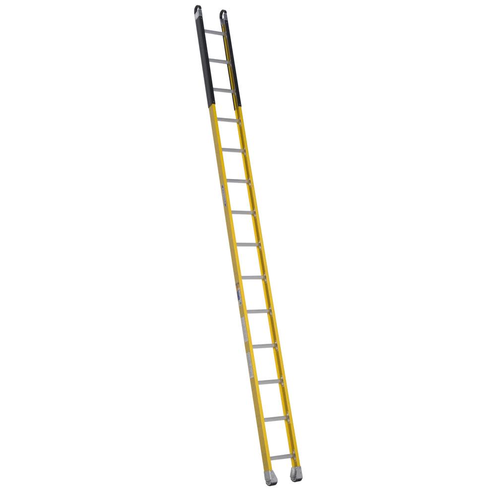Werner 14 Ft. Type IAA Fiberglass Manhole Ladder - Flockneti