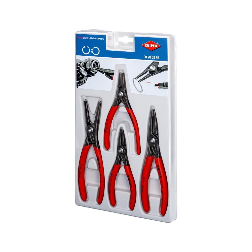 Knipex Precision Circlip Pliers Set in Plastic Packaging 4pc - Flockneti