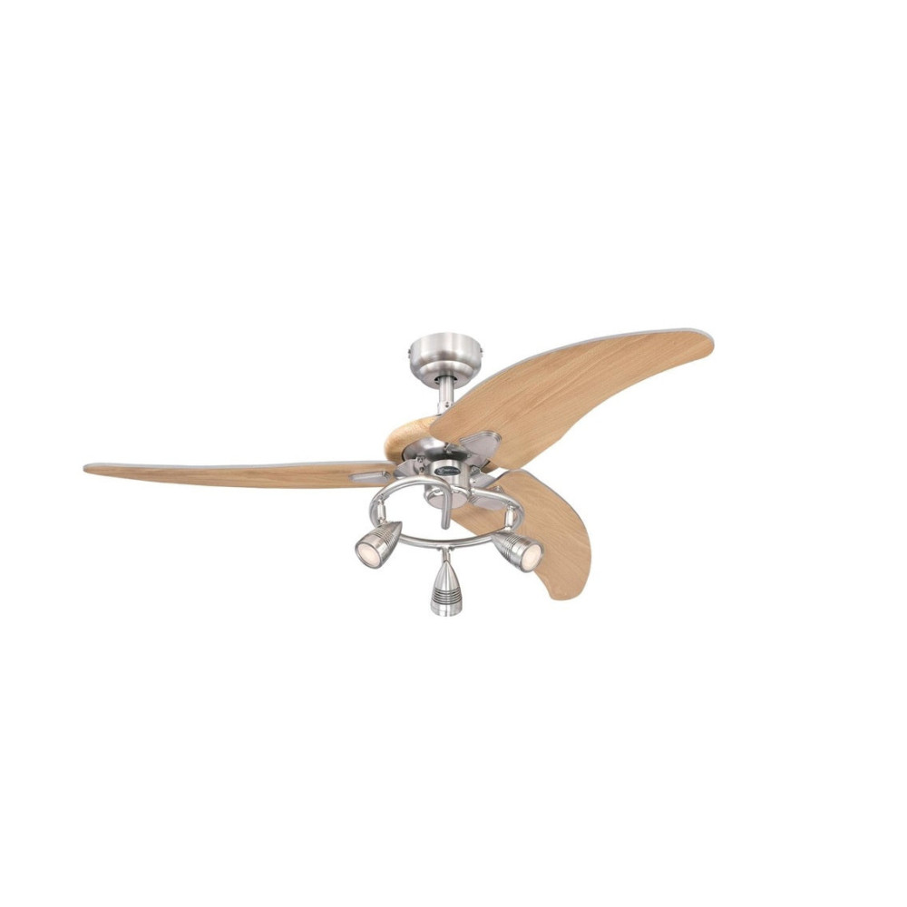 Westinghouse 48″ Elite Brushed Nickel LED Indoor Ceiling Fan - Flockneti