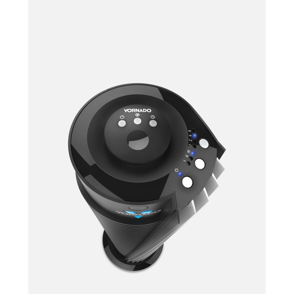 Vornado 143 Tower Circulator with Remote 120V 263 CFM 29″ Black - Flockneti