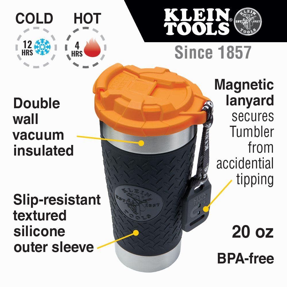 Klein Tools 20-Ounce Tradesman Tumbler - Flockneti