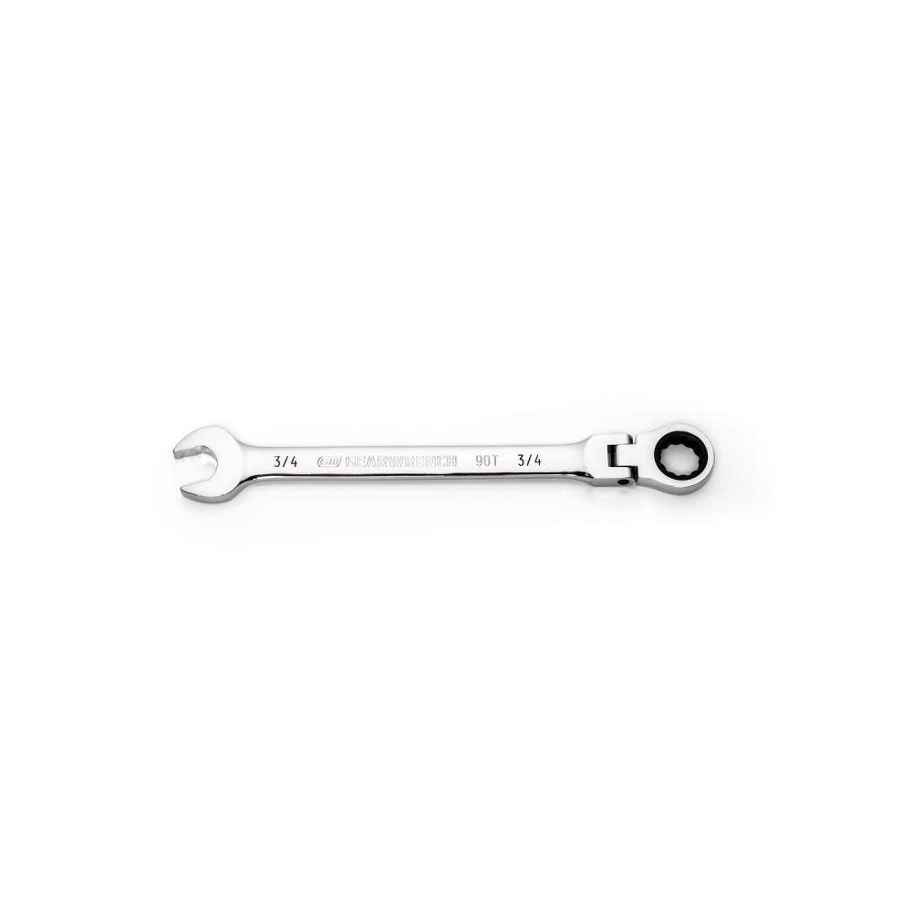 GEARWRENCH 3/4″ 90T 12 Point Flex Head Ratcheting Combination Wrench - Flockneti