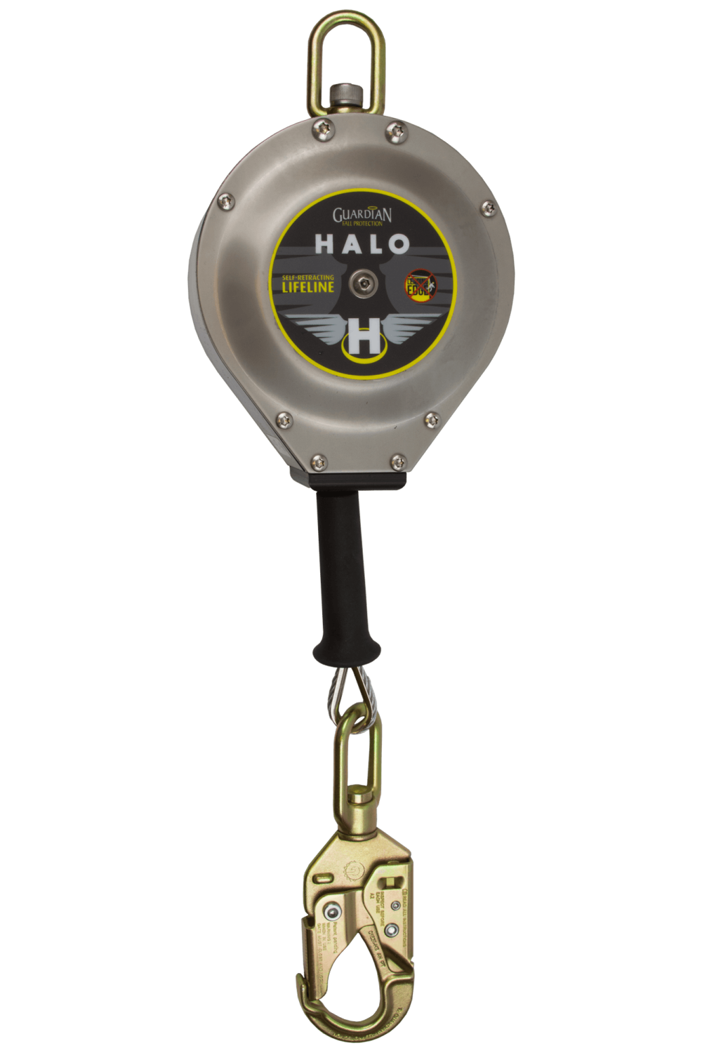 Guardian Fall Protection 25′ Halo Web SRL with Steel Snap Hook - Flockneti