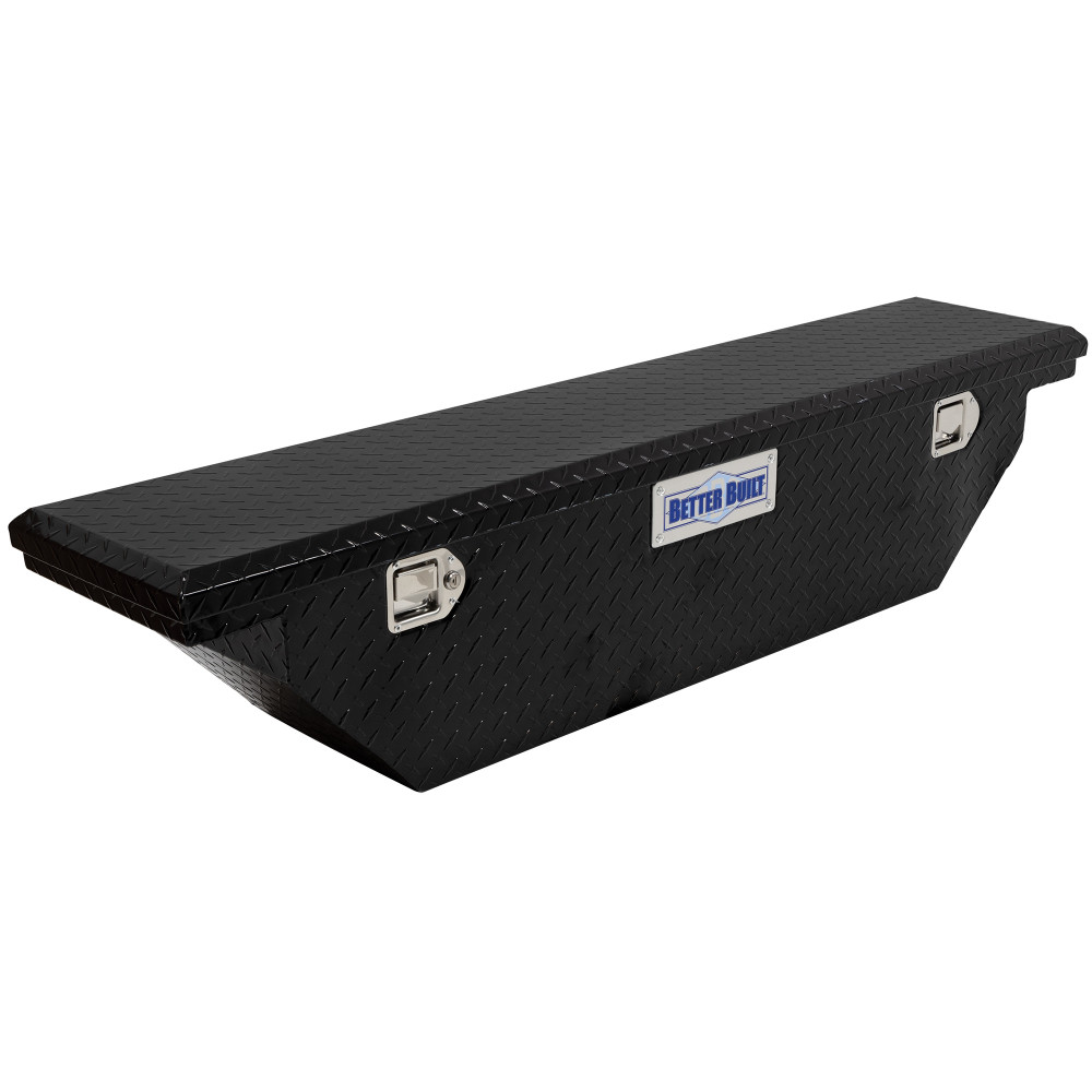 Better Built Batter Built 61.5″ Saddle Truck Box Low Profile Narrow Wedge Black - Flockneti
