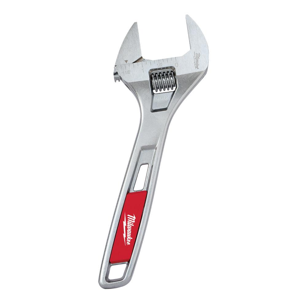 Milwaukee 8 In. Adjustable Wide Jaw Wrench - Flockneti