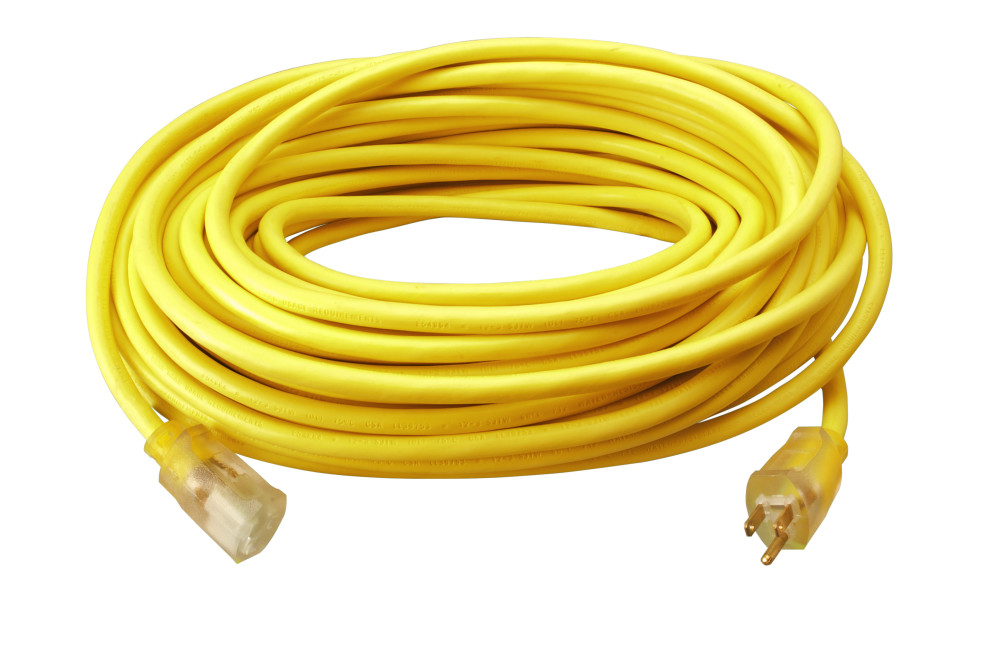 Southwire Extension Cord SJTW High Visibility 12/3 15 Amp 100″ - Flockneti