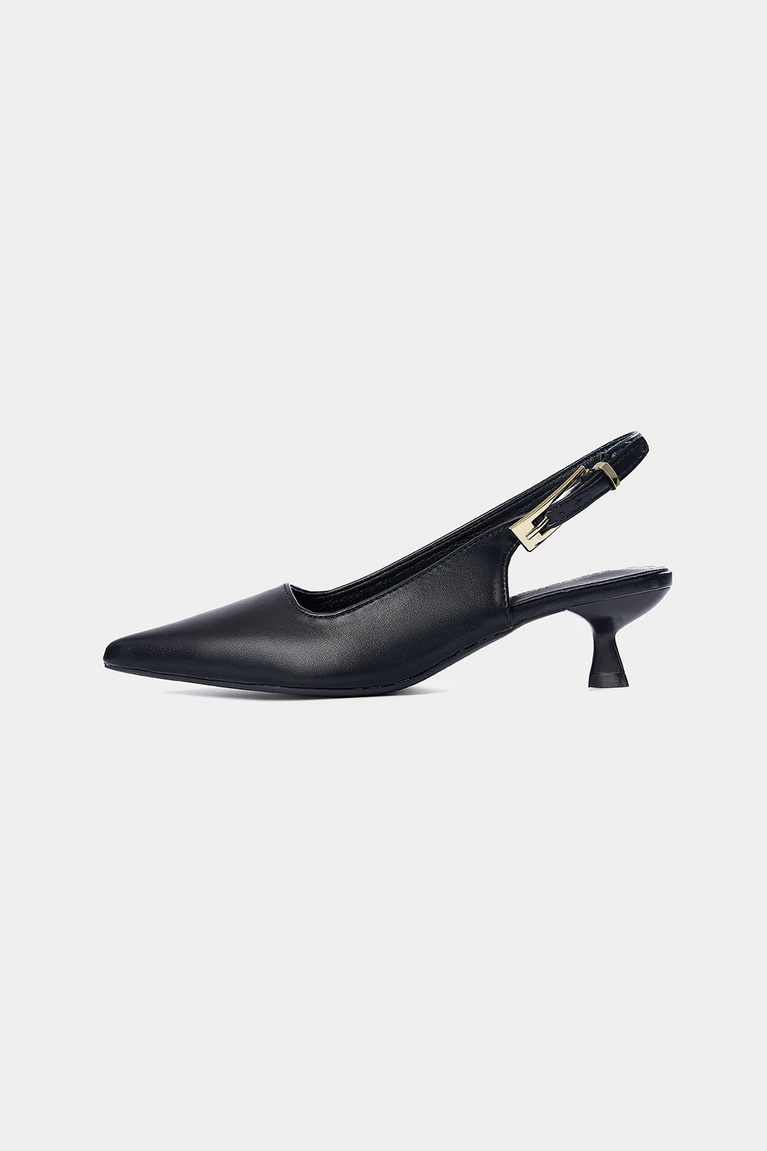 Metallic Tie Up Pointed Heels - Flockneti