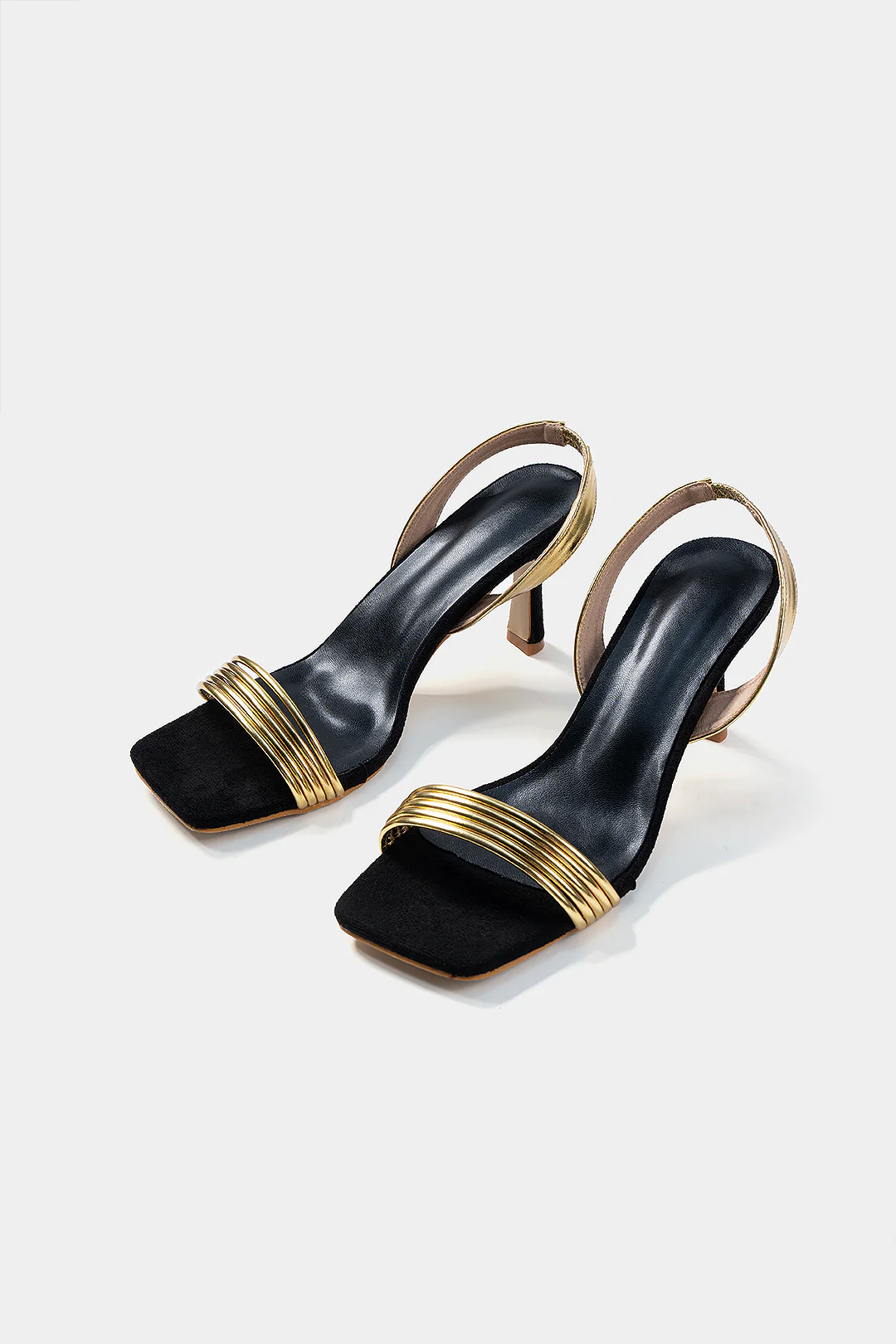Square Toe Heels - Flockneti