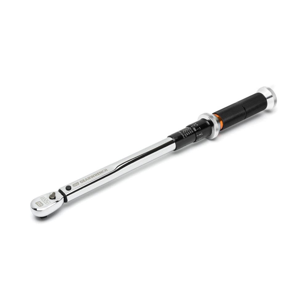 GEARWRENCH 3/8-in Drive 120XP Micrometer Torque Wrench 10-100 ft/-lbs - Flockneti