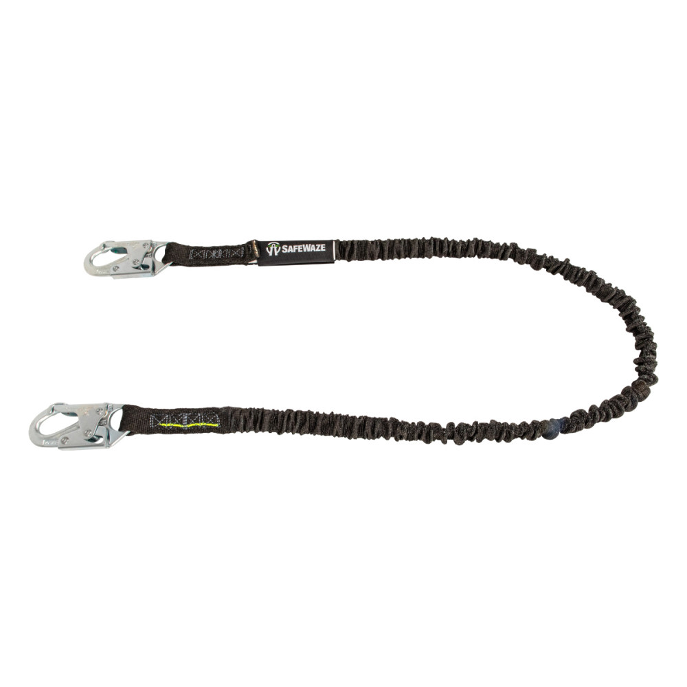 Safewaze Pro 6′ Single Leg Internal Energy Absorbing Lanyard - Flockneti