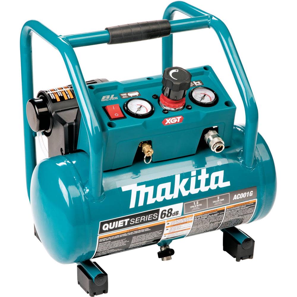 Makita 40V max XGT 2 Gallon Quiet Series Compressor Bare Tool - Flockneti