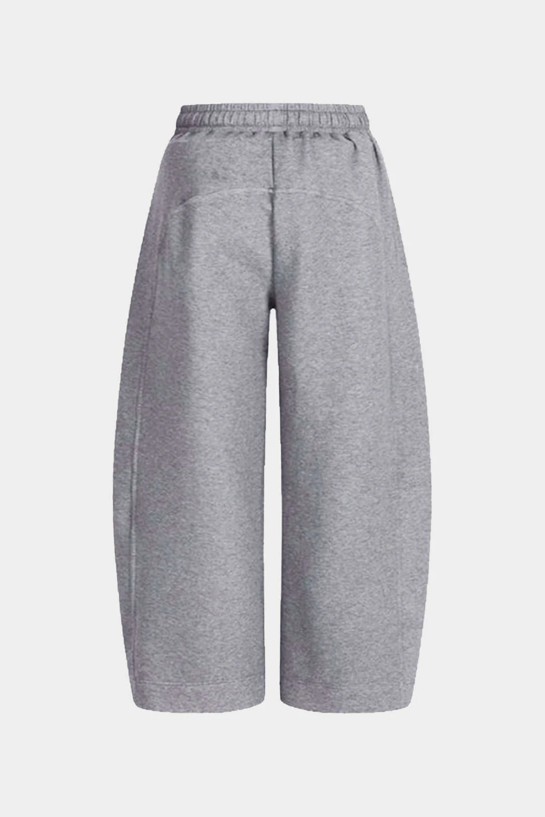 Plus Size Tie-Up Barrel Trousers - Flockneti