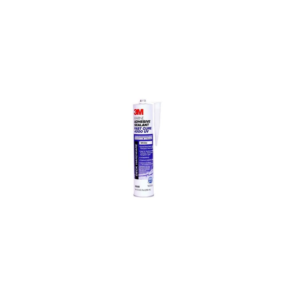 3M 3oz White 4000UV Series Marine Adhesive Sealant - Flockneti
