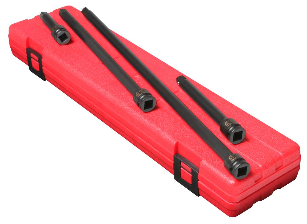 Sunex 4 pc. 3/8 In. Dr. Impact Extension Set - Flockneti