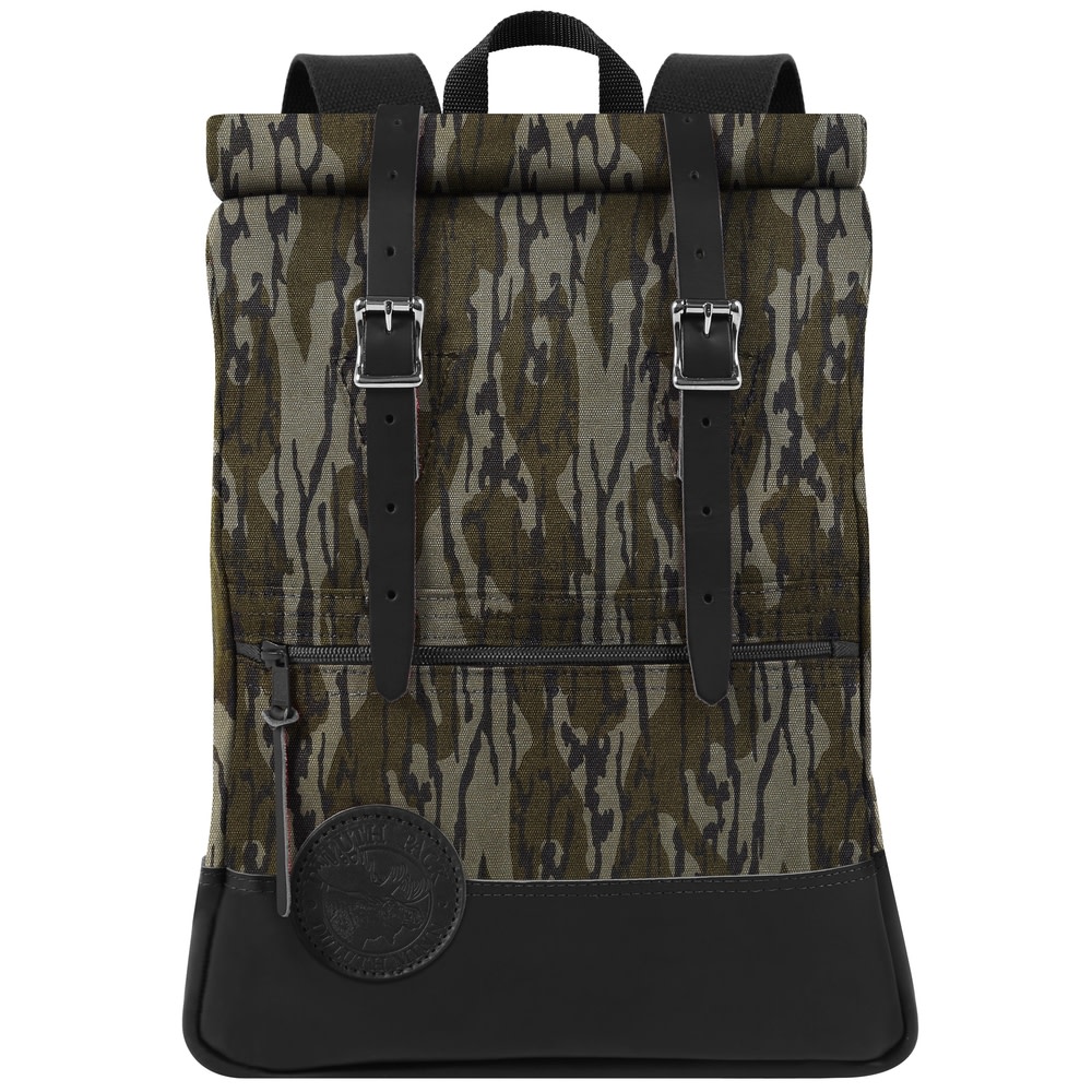Duluth Pack Deluxe Roll-Top Scout Backpack – Mossy Oak Bottomland - Flockneti
