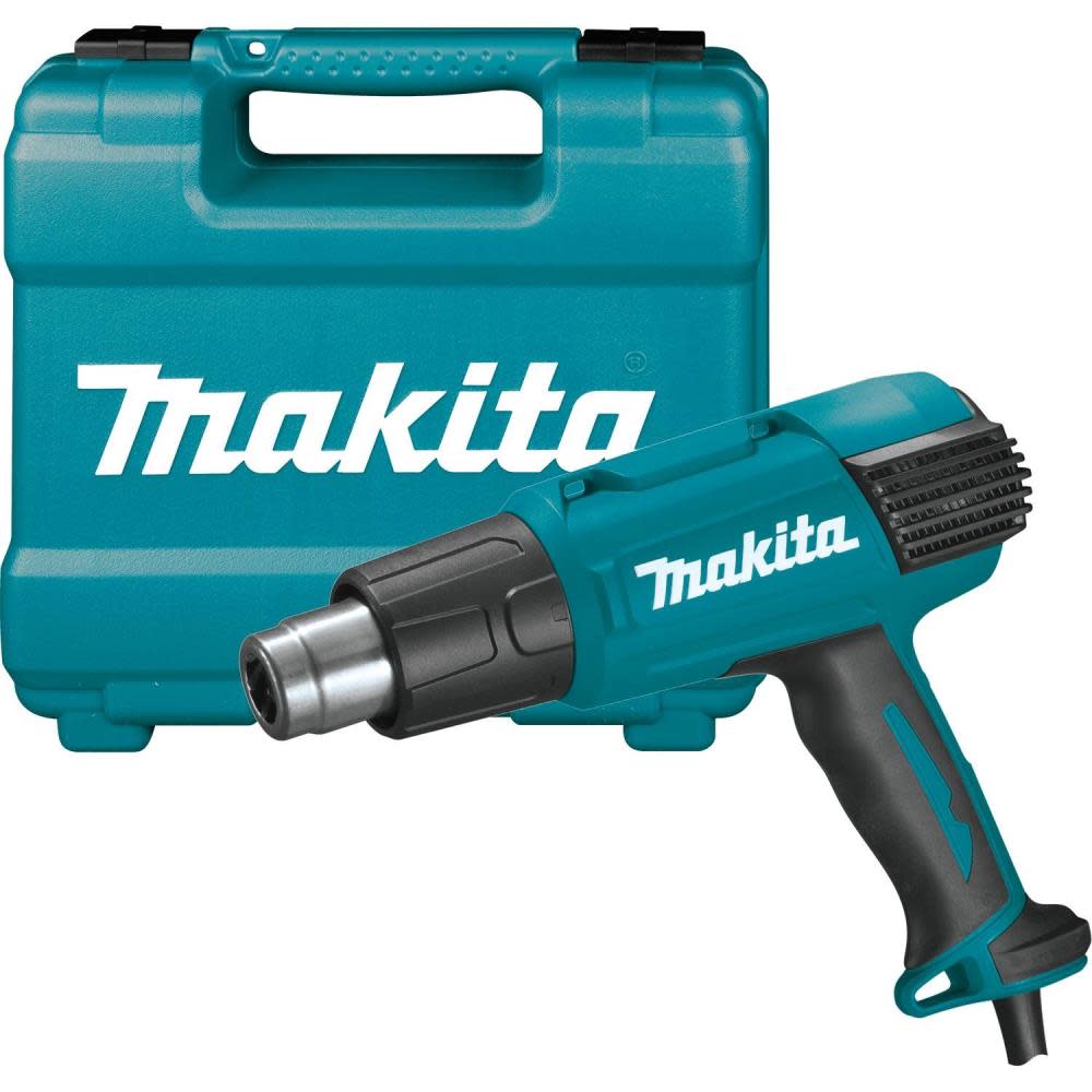 Makita Variable Temperature Heat Gun Kit with LCD Digital Display - Flockneti