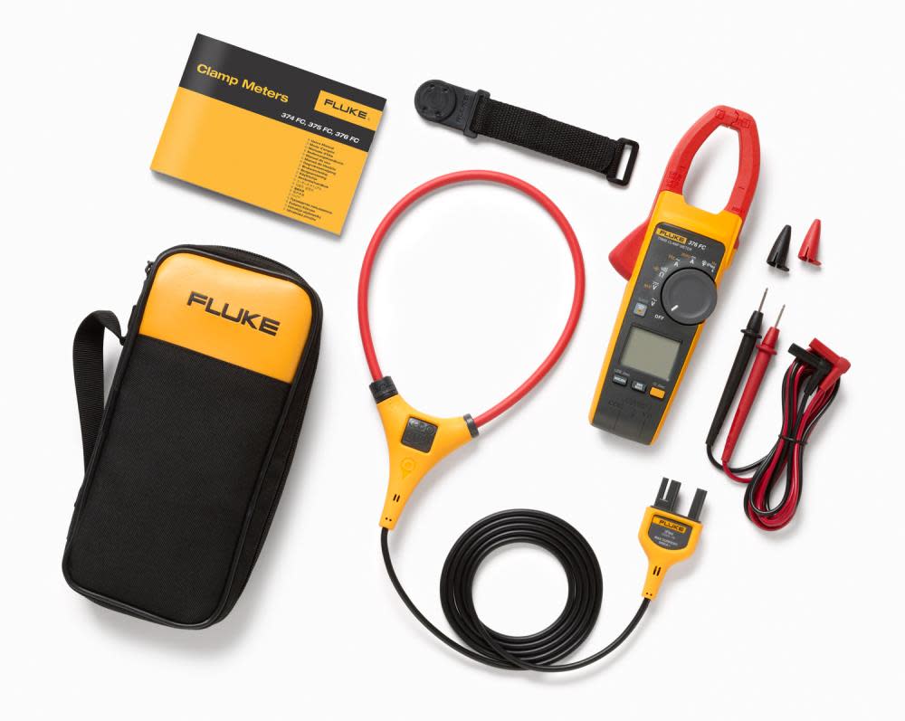 Fluke 376 FC True-RMS AC/DC Clamp Meter with iFlex - Flockneti
