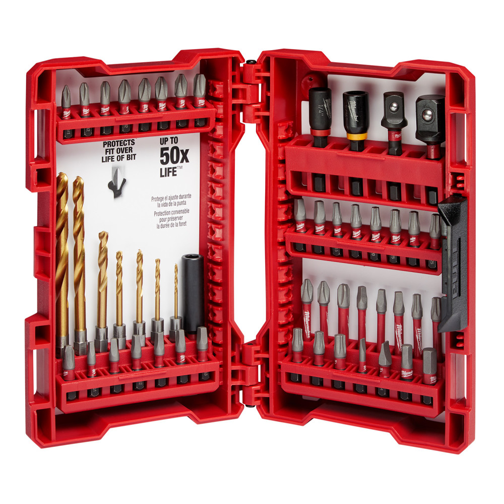 Milwaukee SHOCKWAVE 50-Piece Impact Duty Drill and Drive Set - Flockneti
