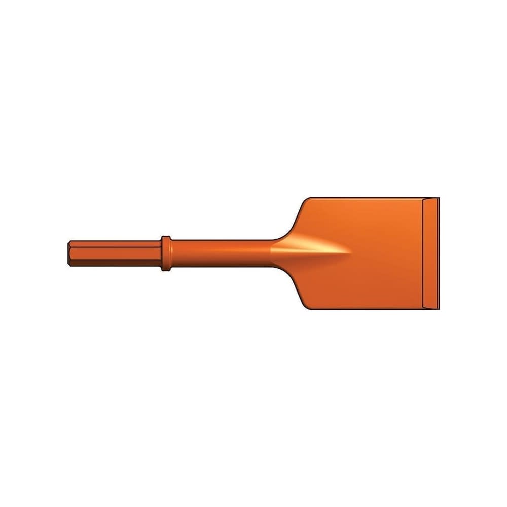 Brunner and Lay 1 1/4″ x 6″ Red Hex Shank Asphalt Cutter - Flockneti