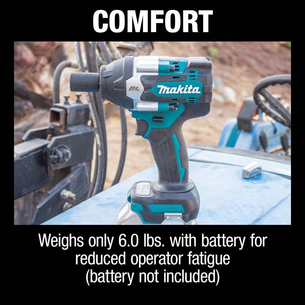 Makita 18V LXT 1/2″ Sq Drive Impact Wrench with Detent Anvil Bare Tool - Flockneti
