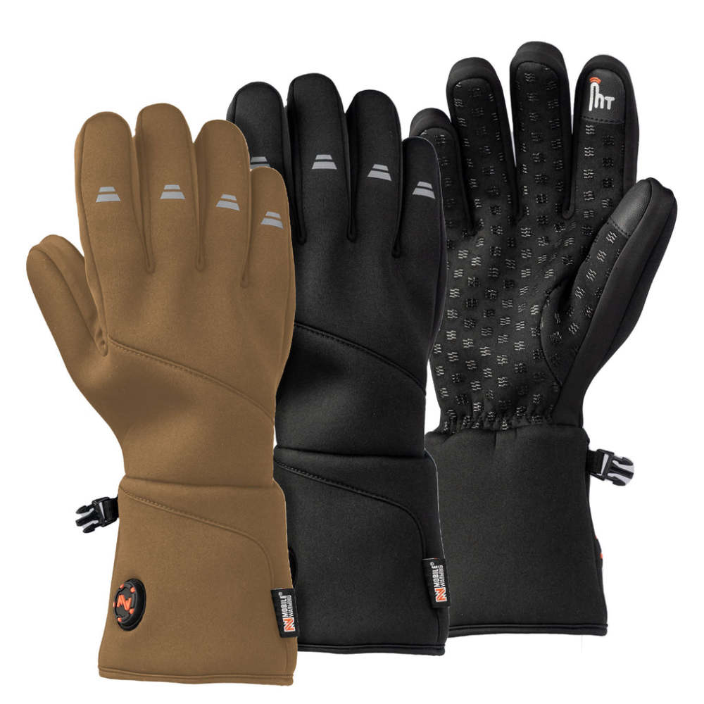 Mobile Warming Unisex Neoprene Heated Glove Black Small - Flockneti