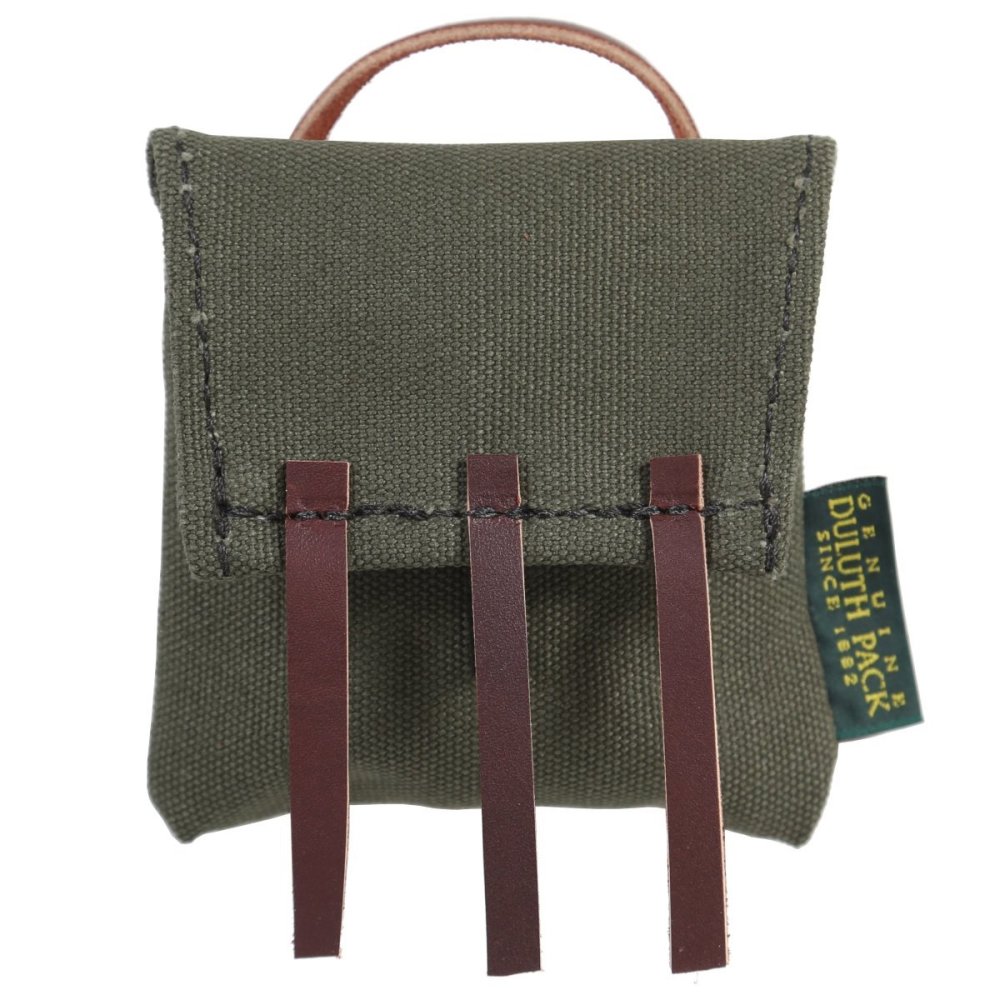 Duluth Pack Olive Drab Canvas Mini Ornament Pack - Flockneti