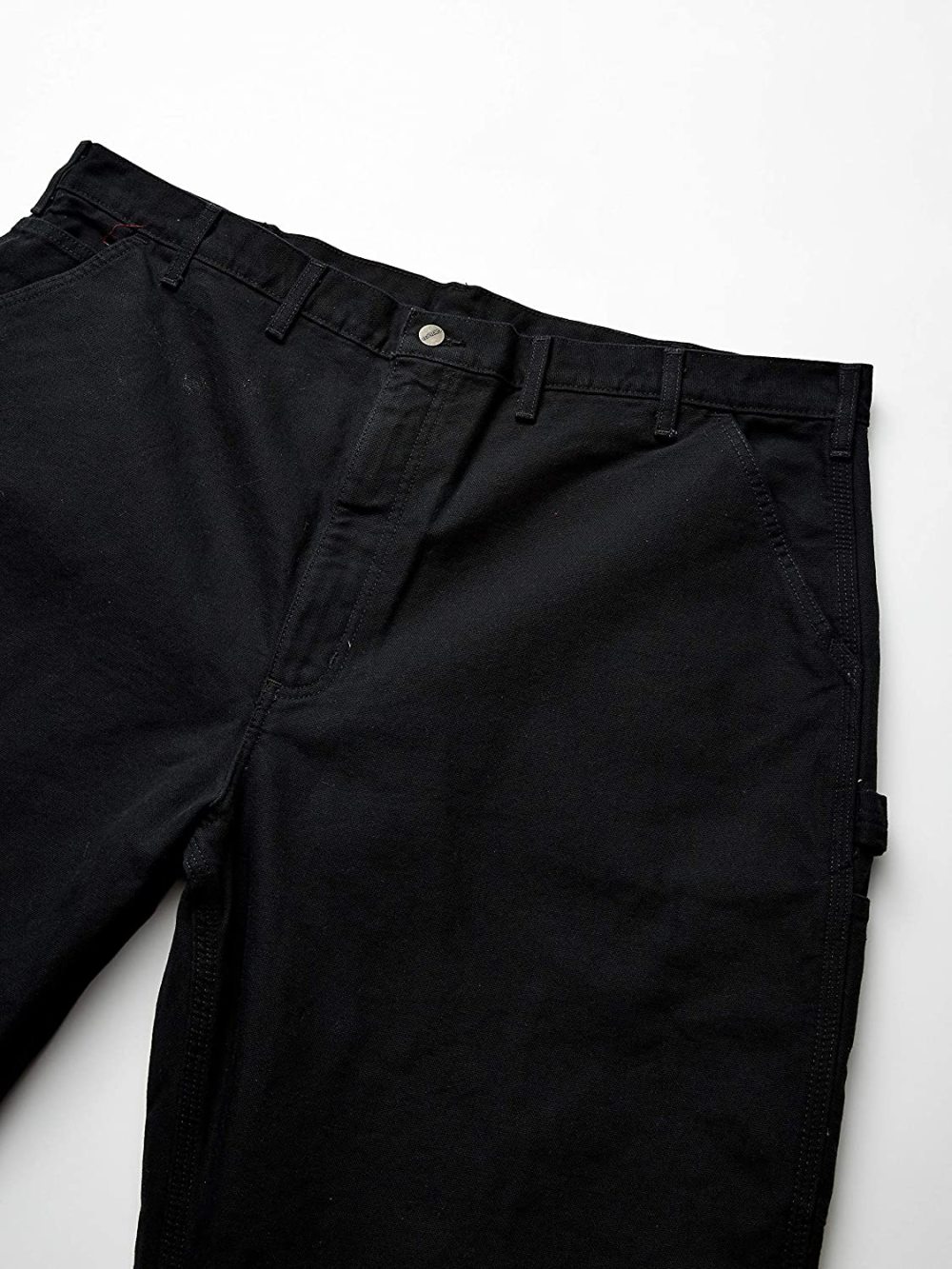 Carhartt Men’s Duck Dungaree Flannel Lined 33×30 Black Work Pants - Flockneti