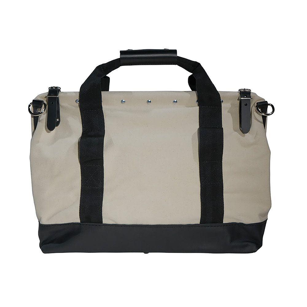 Klein Tools 20″ Canvas Tool Bag Leather Bottom - Flockneti