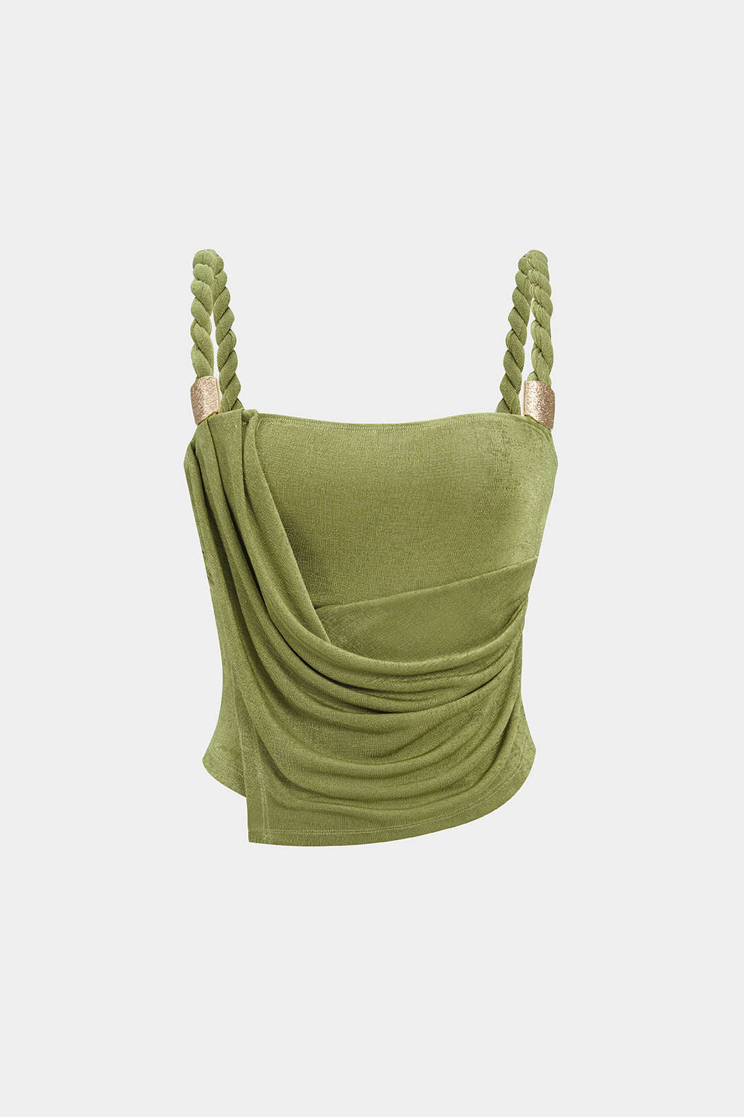 Ruched Twist Knot Slip Cami Top - Flockneti