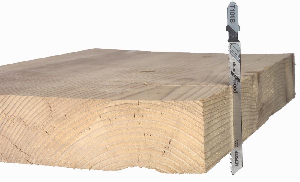 Bosch 5 pc. 4 In. 6 TPI Speed for Hardwood T-Shank Jig Saw Blades - Flockneti