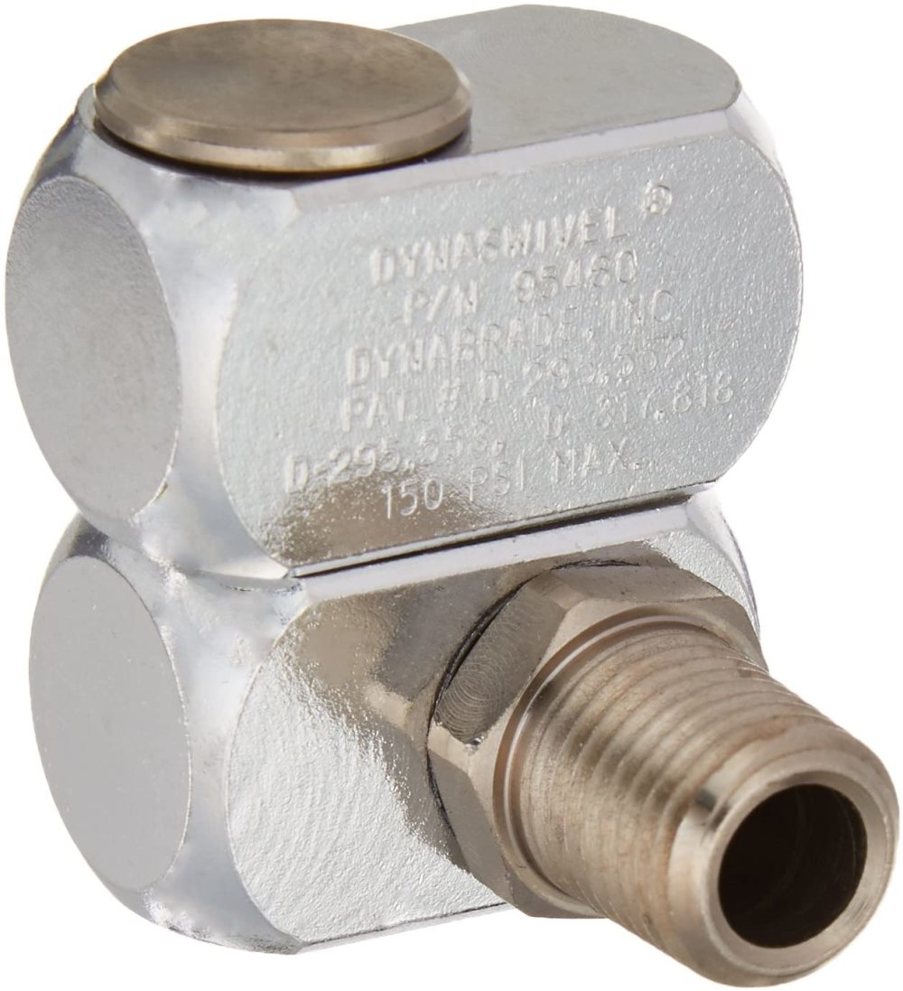 Dynabrade Inc 1/4 In. NPT 25 SCFM Original Aluminum Airline Connector - Flockneti