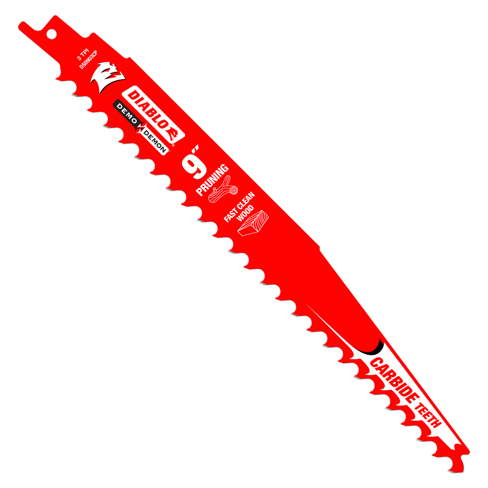Diablo Tools 9″ Carbide Tipped Pruning and Clean Wood Blade (3 pk) - Flockneti