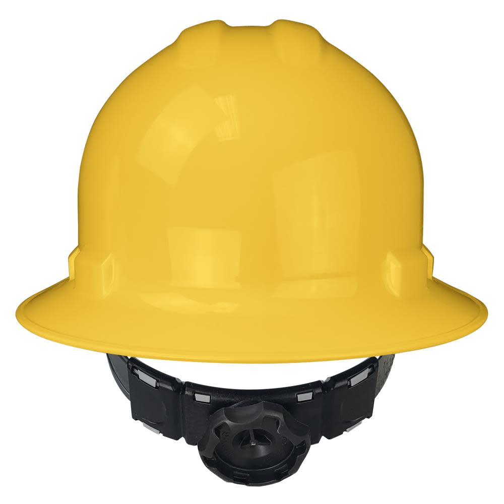 Radians Hard Hat Quartz Full Brim 6 Point Ratchet Yellow - Flockneti