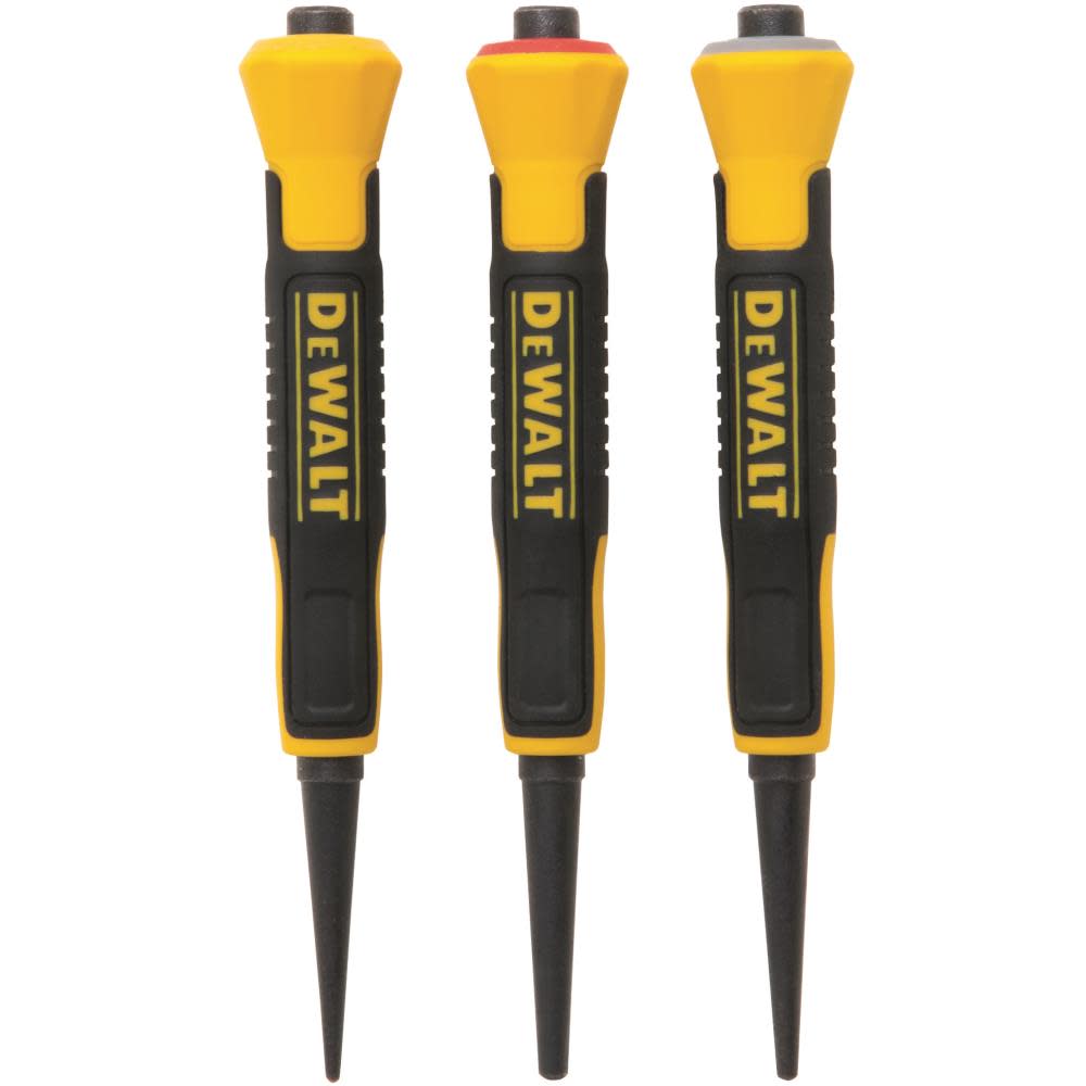 DEWALT Bi Material Nail Sets 1/32″ 2/32″ 3/32″ - Flockneti