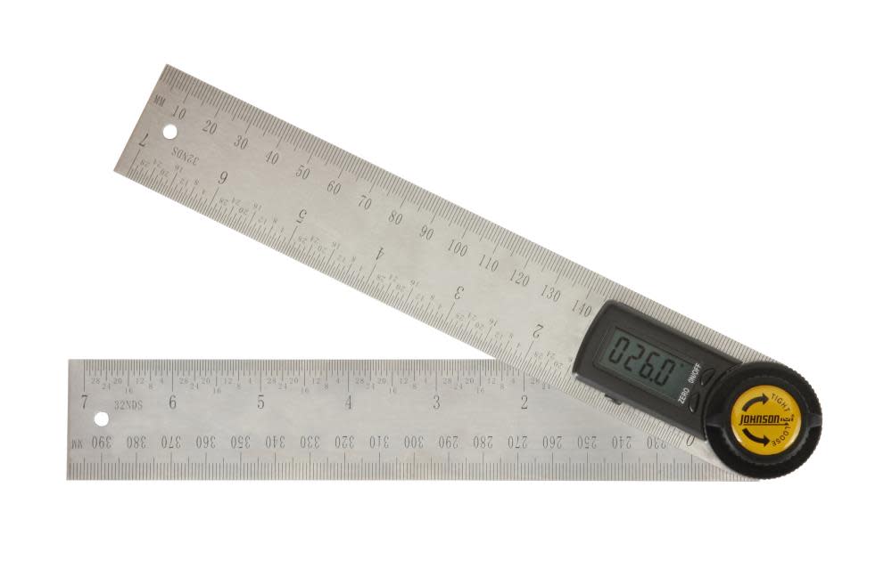 Johnson Level 7 In. Digital Angle Locator & Rule - Flockneti