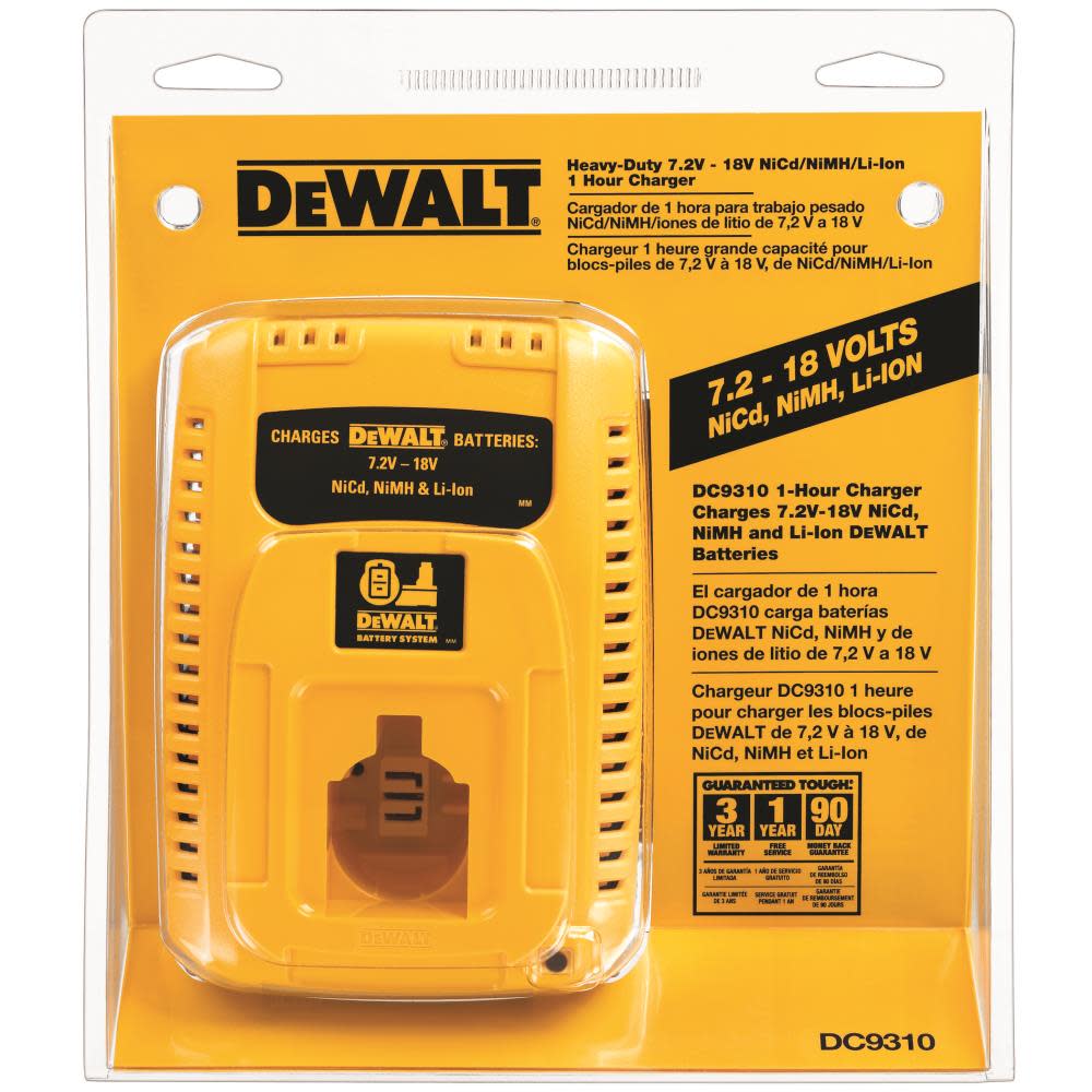 DEWALT 7.2 V to 18 V Li-ion/NiCd Charger - Flockneti