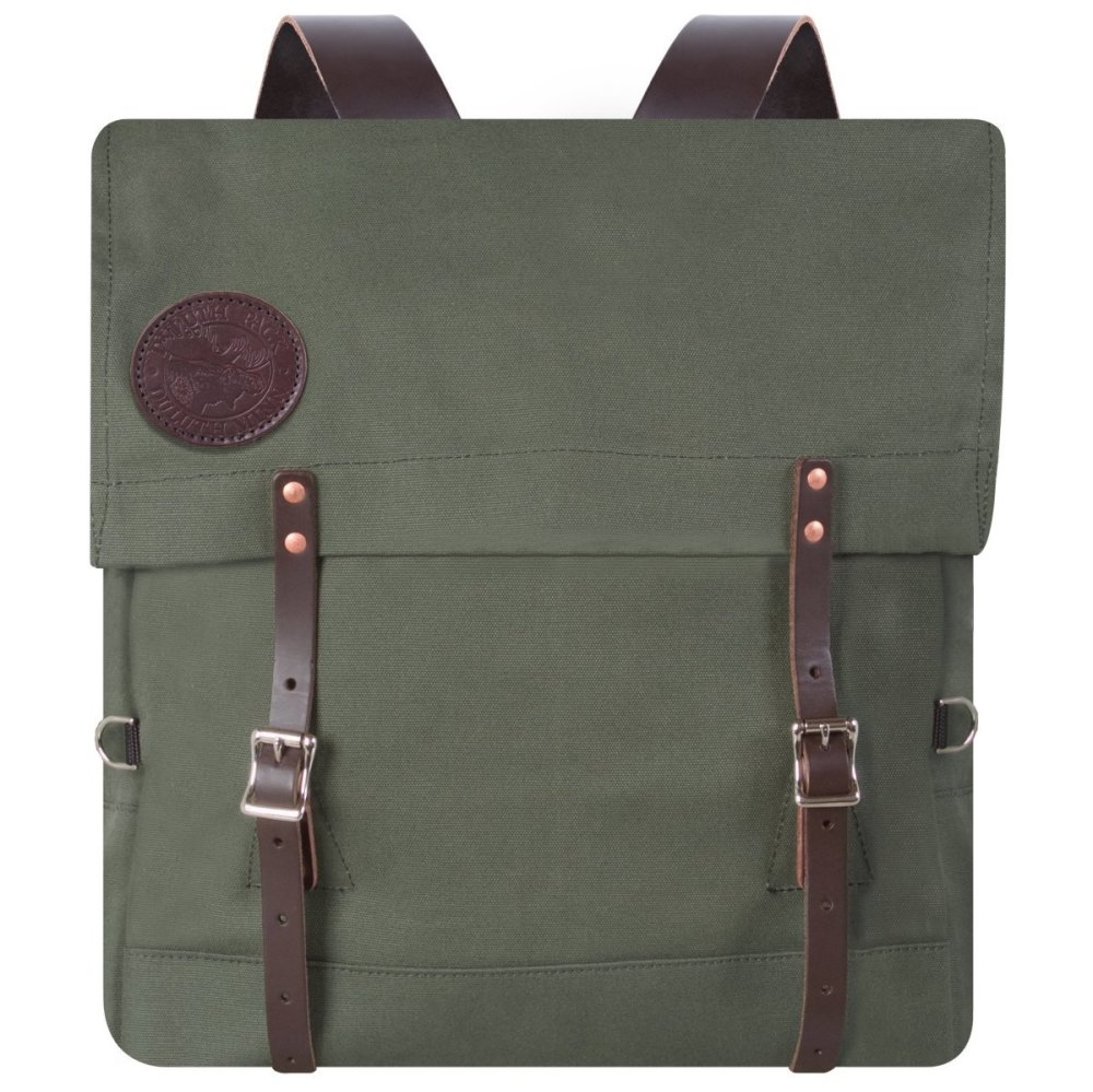 Duluth Pack 64 Liter Capacity Olive Drab Canvas Box Style Standard Food Pack - Flockneti