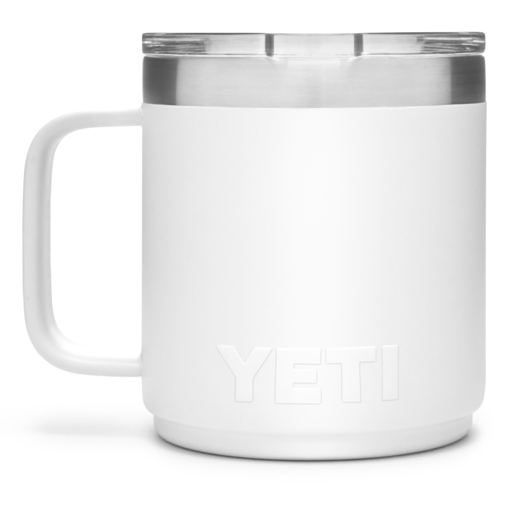Yeti Rambler Stackable Mug with MagSlider Lid 10oz White - Flockneti
