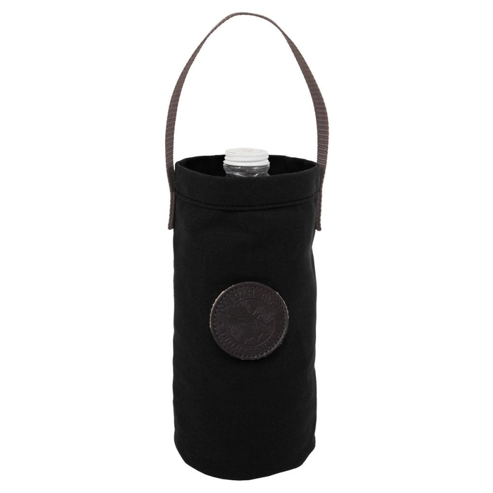 Duluth Pack 10 In. H x 5.5 In. W Black Canvas Growler Tote - Flockneti