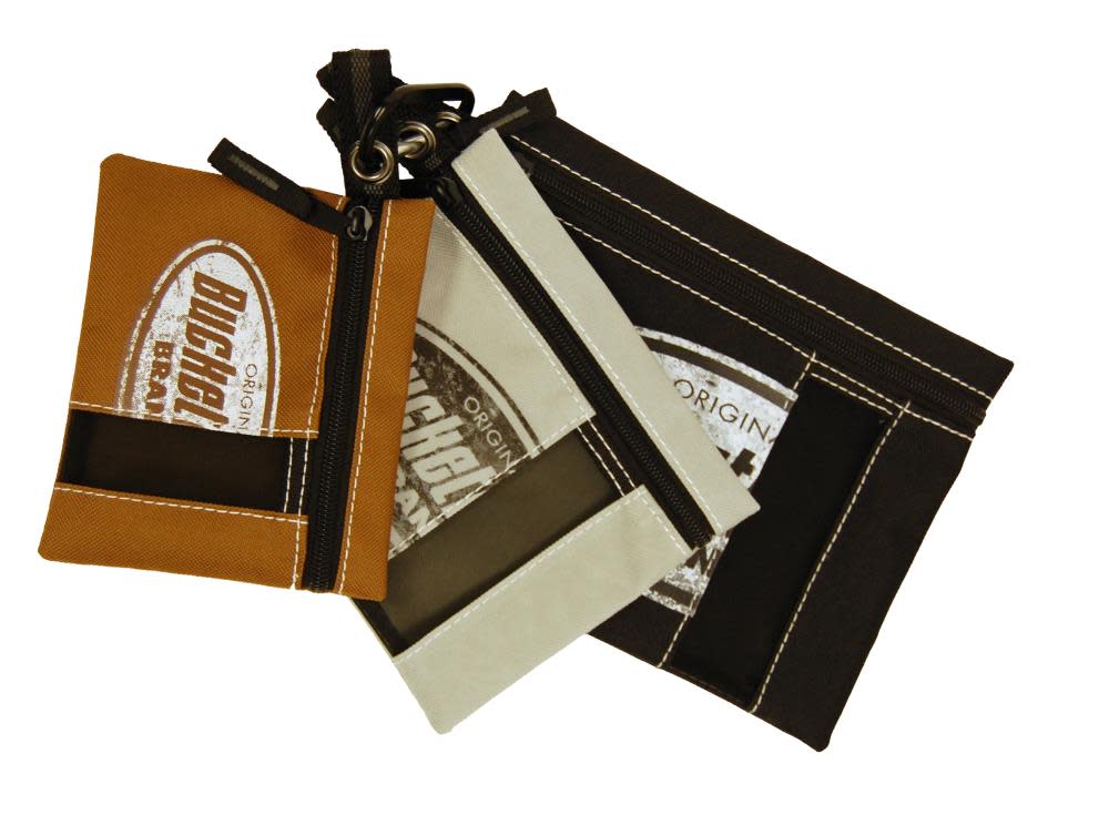 Bucket Boss 3 Poly Zipper Bags - Flockneti