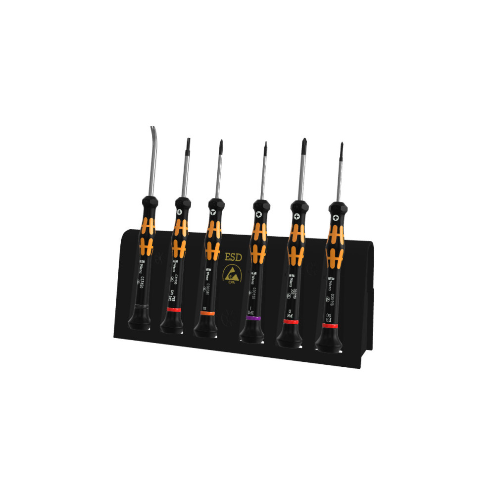 Wera Tools Kraftform Micro 6 ESD Smartphone Repair Kit - Flockneti