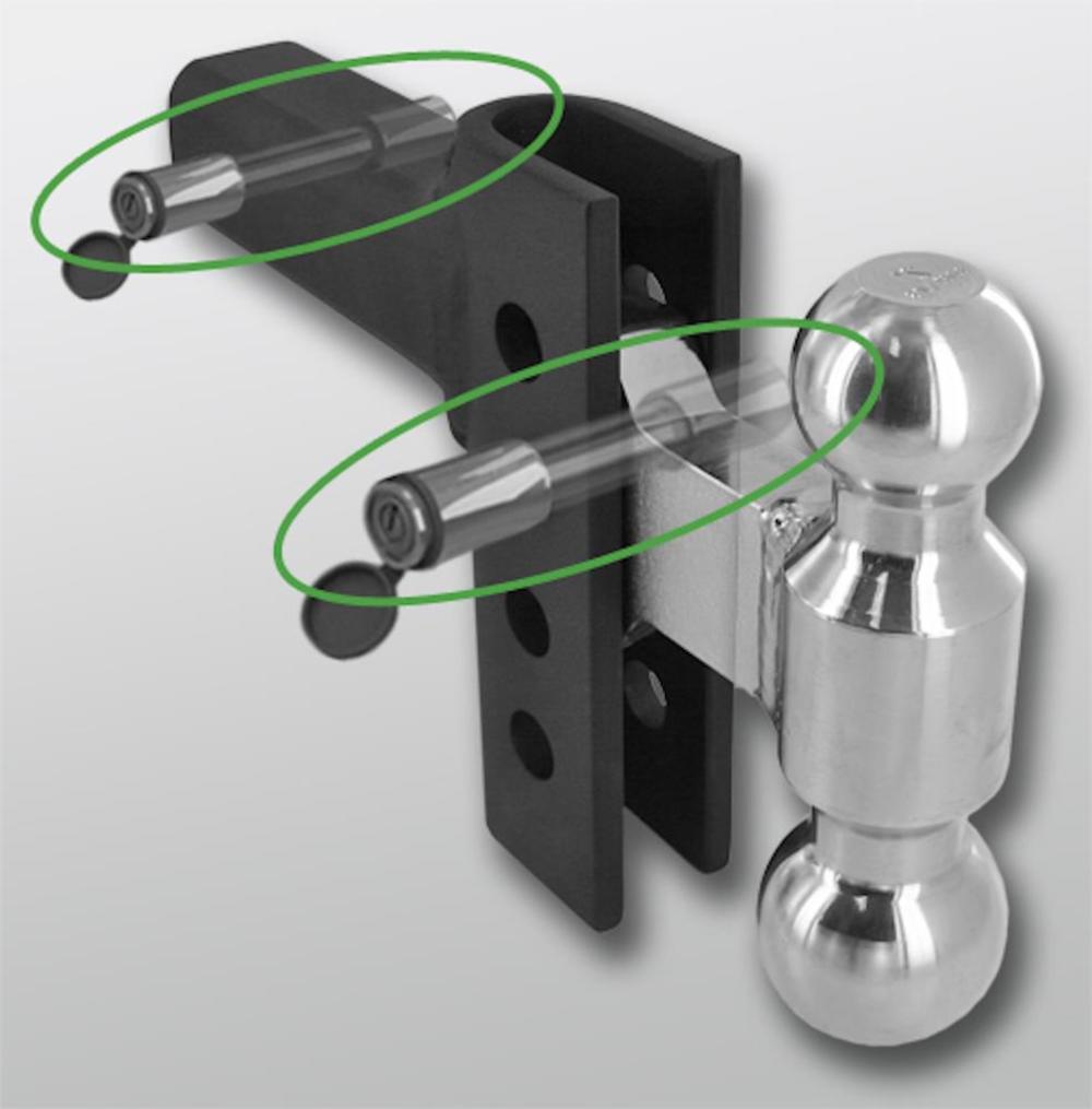 Andersen Hitches EZ & EZ Heavy Duty Hitch Only Locking Pin Set Stainless Steel - Flockneti