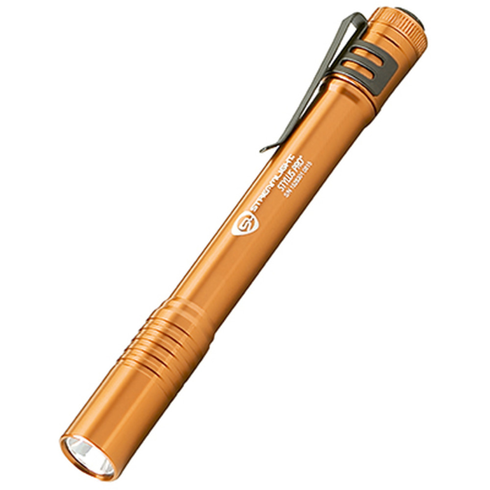 Streamlight Stylus Pro Penlight AAA Battery Powered LED Orange - Flockneti