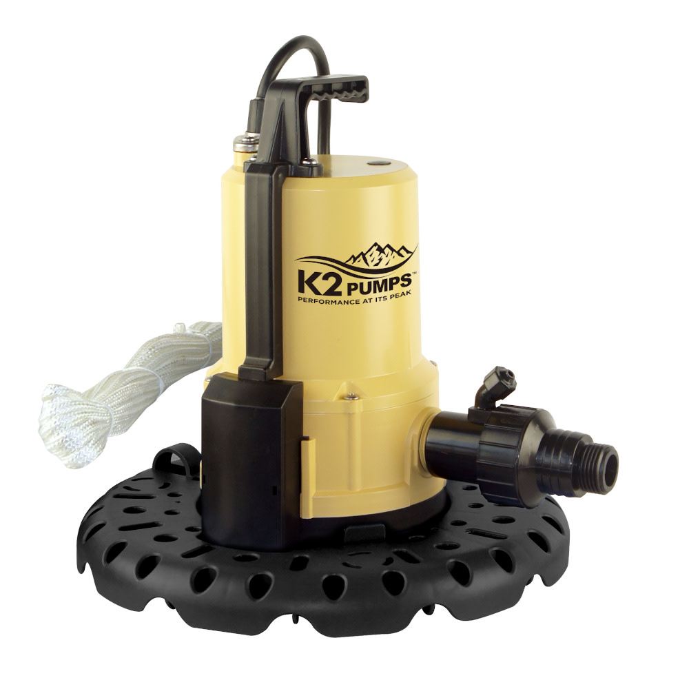 K2 Pumps 1/4 HP Automatic Pool Cover Pump - Flockneti