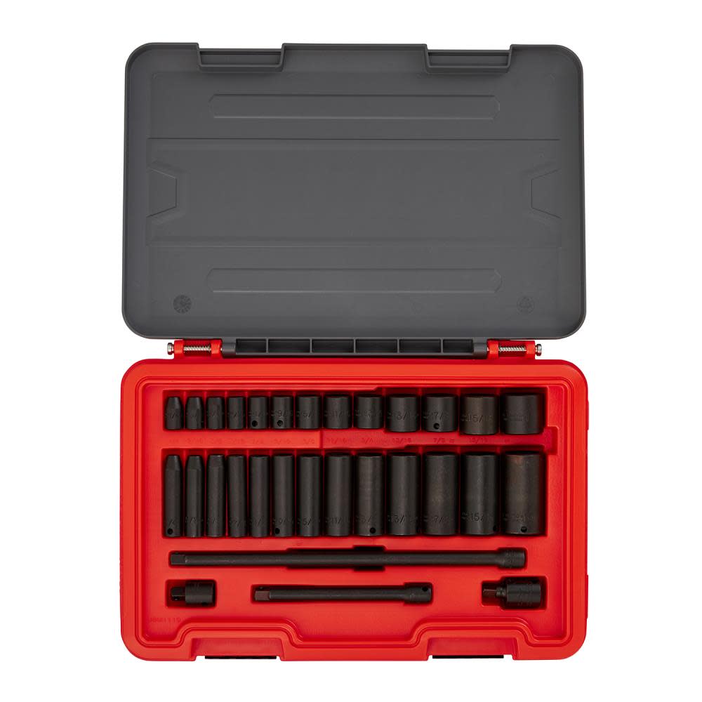 Proto Socket Set 3/8 DR 31pc SAE IM SET - Flockneti