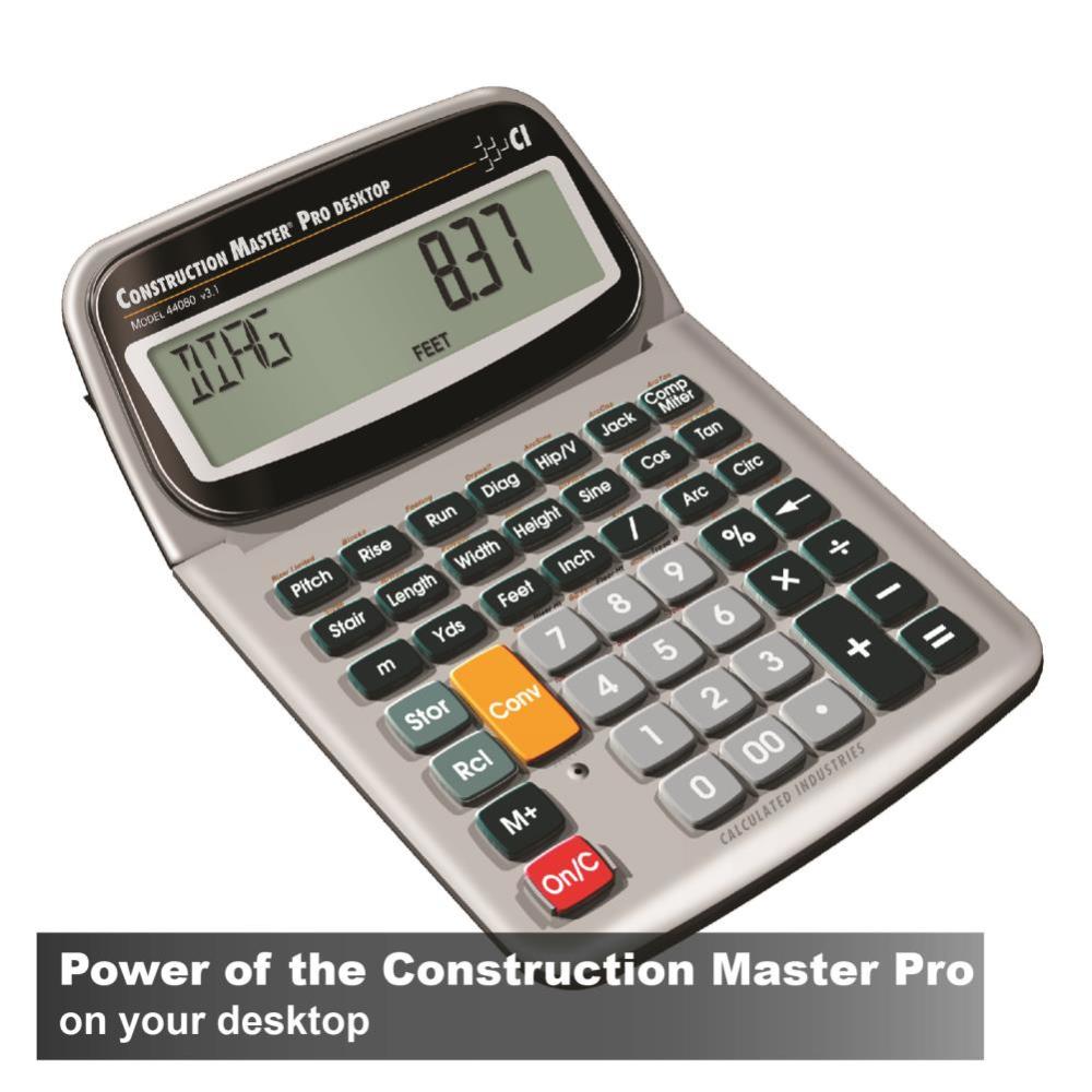 Calculated Industries CM Pro DT Construction Math Calculator - Flockneti