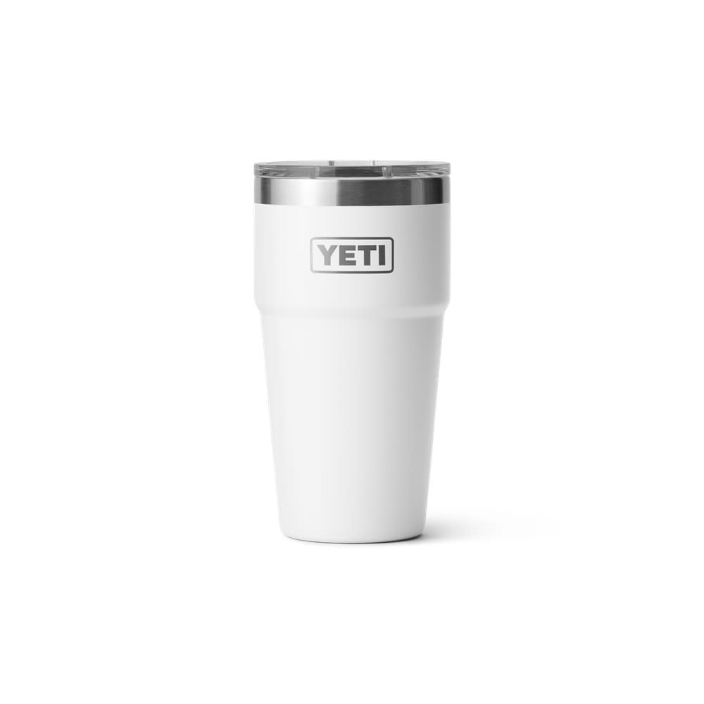 Yeti Rambler 16oz Stackable Pint with Magslider Lid White - Flockneti