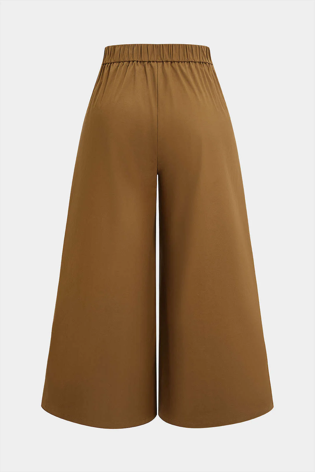 Plus Size Ruched Zipper Detailed Trousers - Flockneti