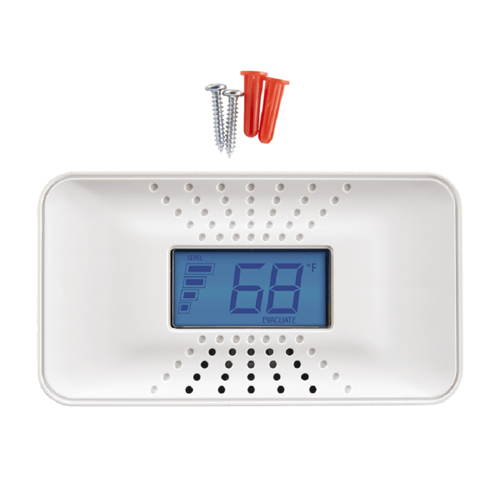 First Alert Carbon Monoxide Alarm with 10-Year Battery and Digital Temperature Display - Flockneti